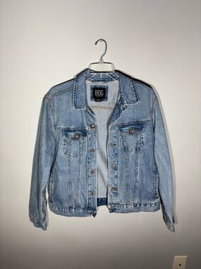 BDG Denim Trucker Jacket Blue Size Large Urban Outfitters Men’s Jean Jacket FLAW